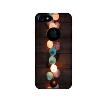 Party Lights Mobile Back Case for iPhone 7 logo cut (Design - 209)