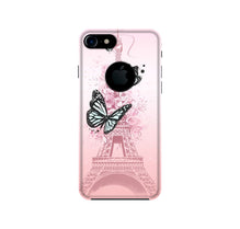 Eiffel Tower Mobile Back Case for iPhone 7 logo cut (Design - 211)