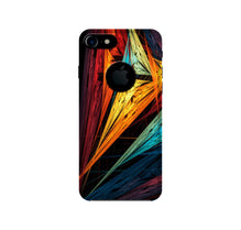 Modern Art Mobile Back Case for iPhone 7 logo cut (Design - 229)