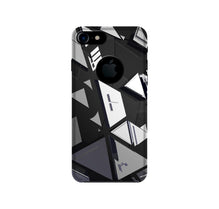 Modern Art Mobile Back Case for iPhone 7 logo cut (Design - 230)