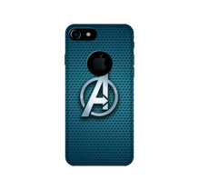 Avengers Mobile Back Case for iPhone 7 logo cut (Design - 246)