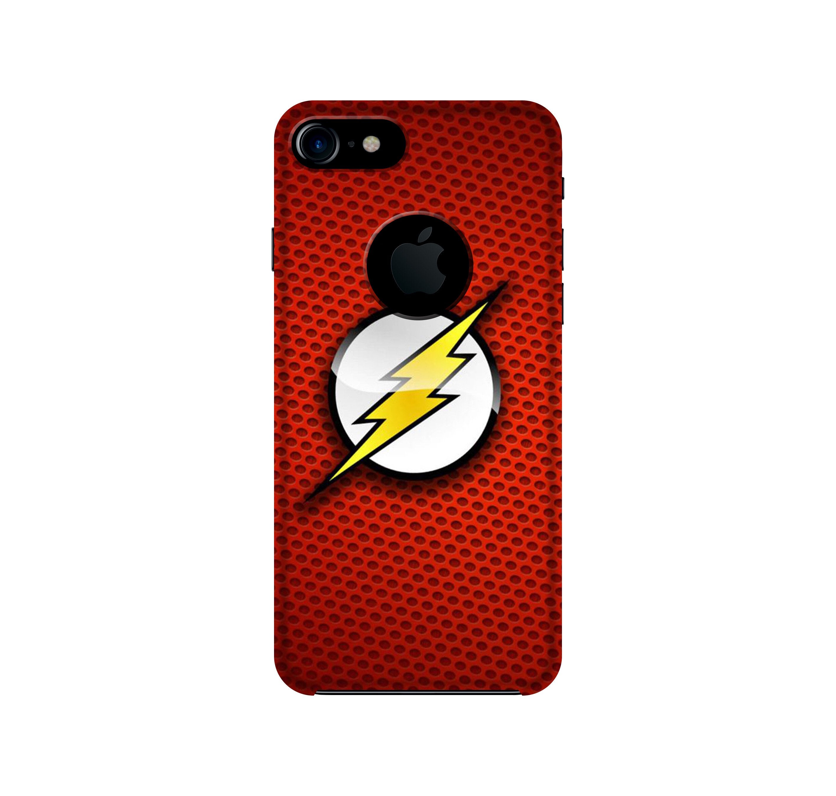 Flash Case for iPhone 7 logo cut (Design No. 252)