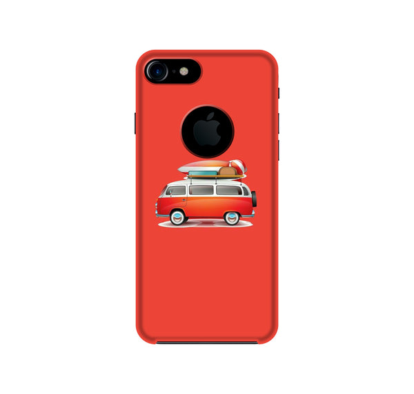 Travel Bus Case for iPhone 7 logo cut (Design No. 258)