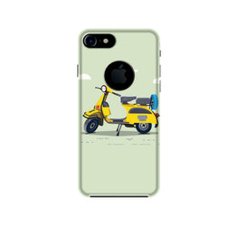 Vintage Scooter Case for iPhone 7 logo cut (Design No. 260)