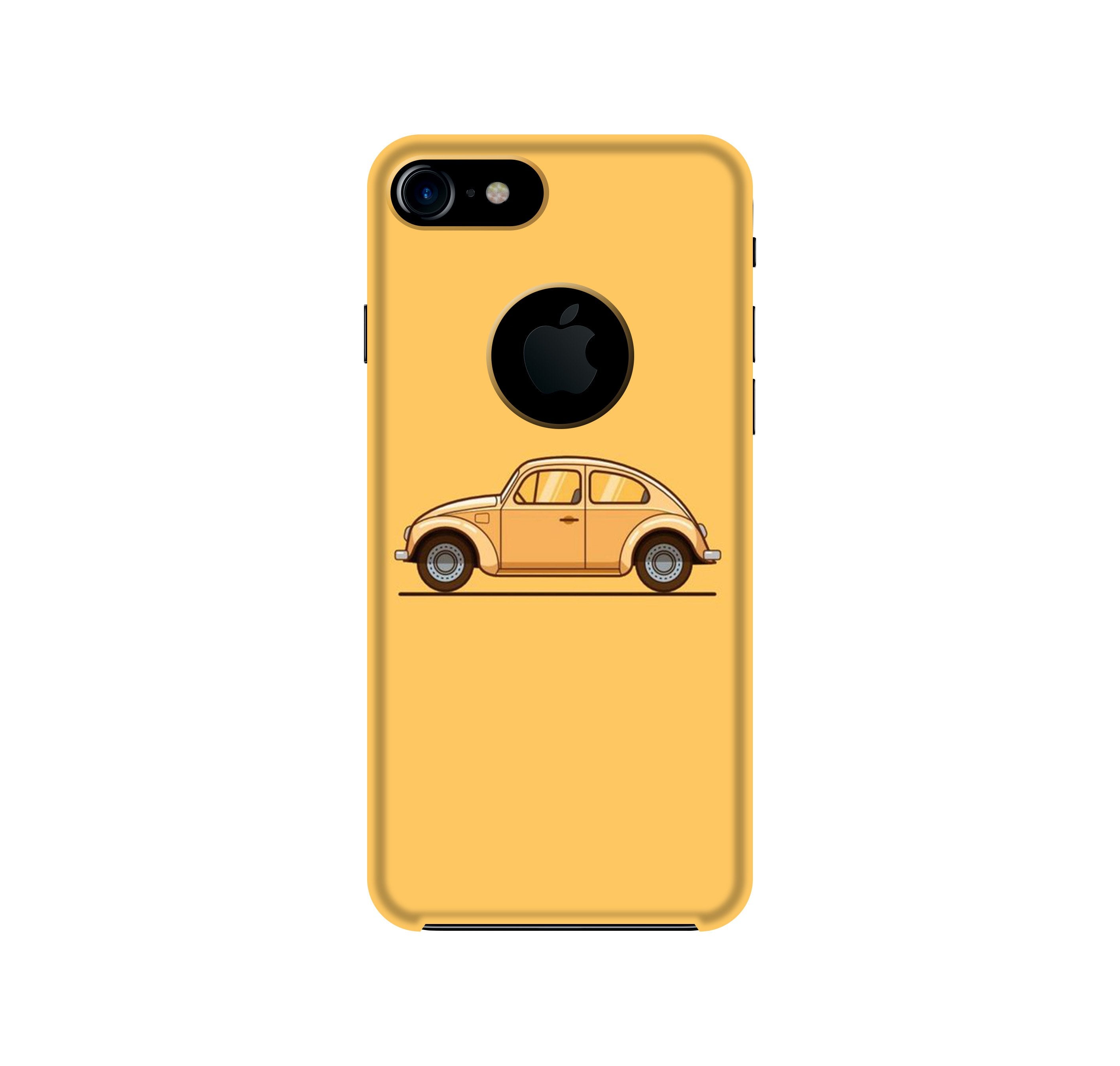 Vintage Car Case for iPhone 7 logo cut (Design No. 262)