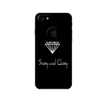 Sassy and Classy Mobile Back Case for iPhone 7 logo cut (Design - 264)