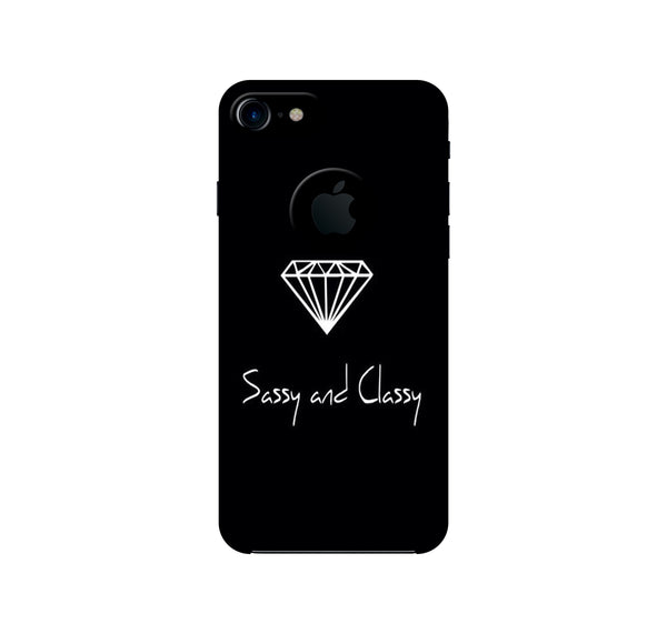 Sassy and Classy Case for iPhone 7 logo cut (Design No. 264)