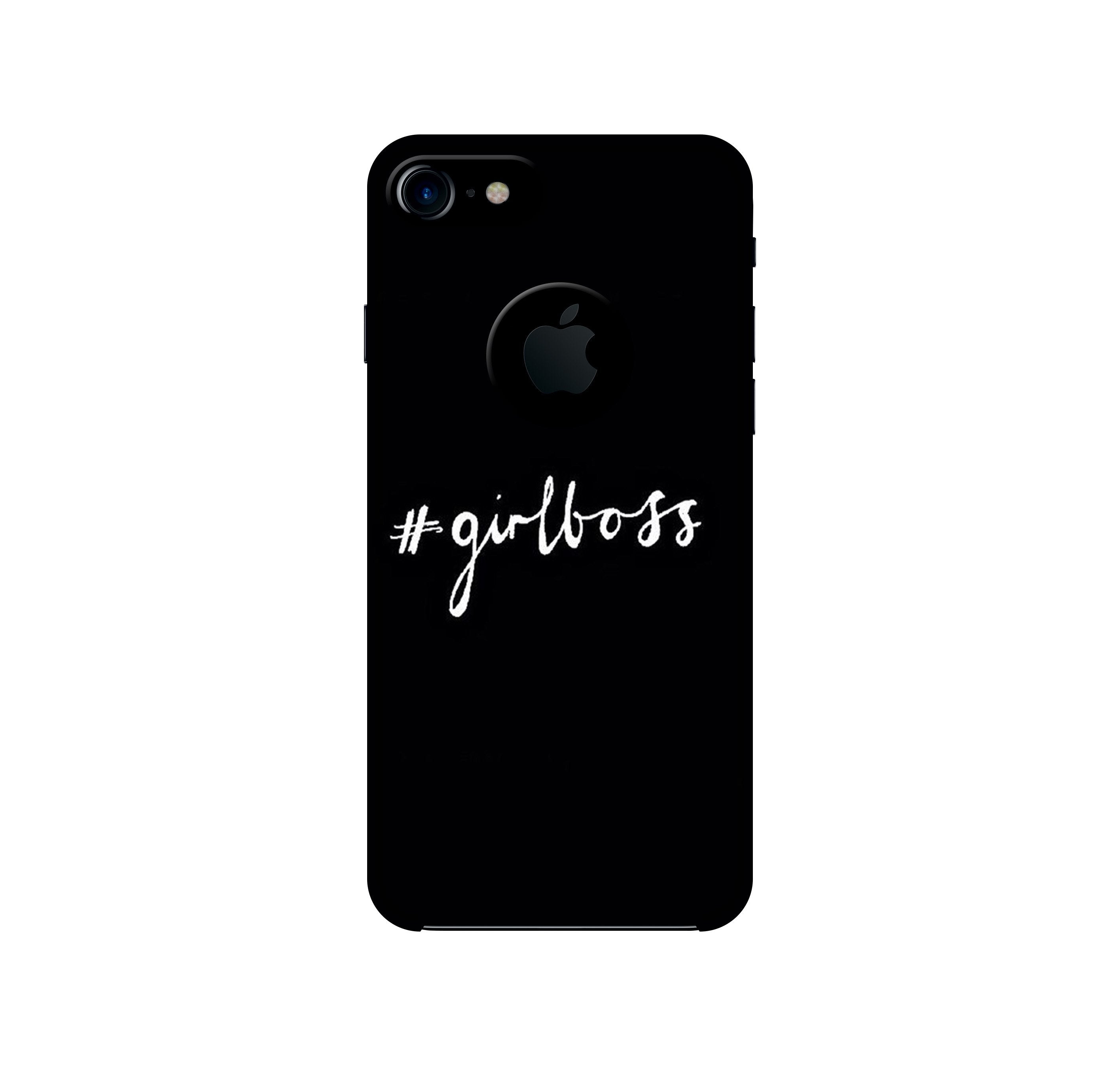 #GirlBoss Case for iPhone 7 logo cut (Design No. 266)