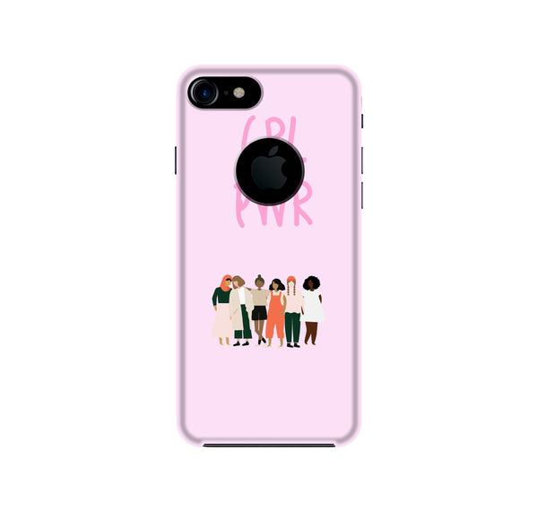 Girl Power Case for iPhone 7 logo cut (Design No. 267)