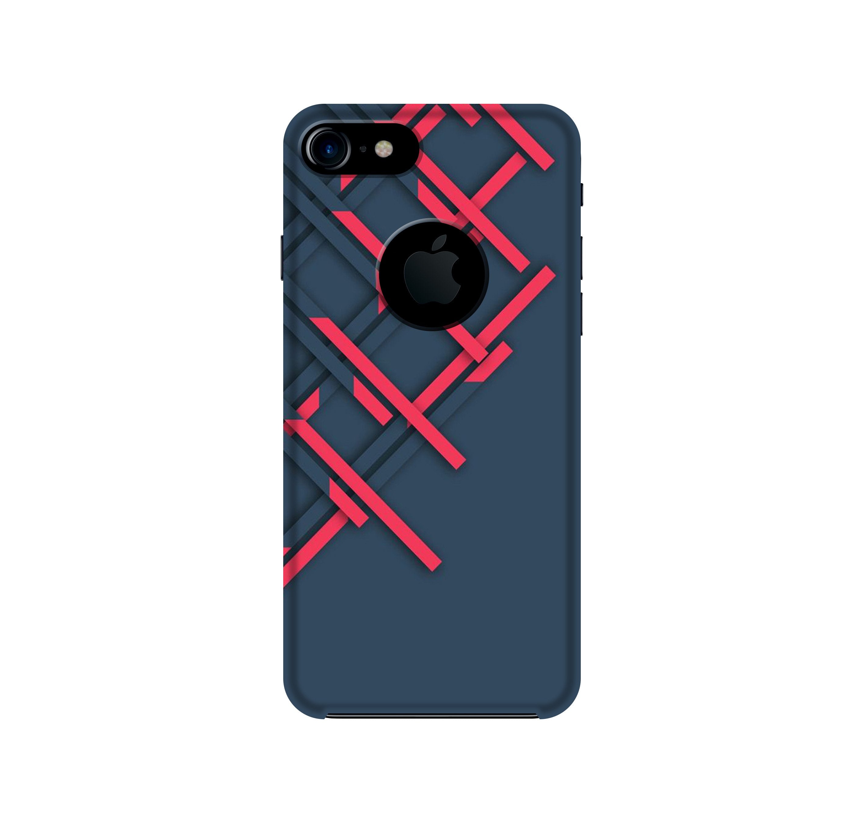 Designer Case for iPhone 7 logo cut (Design No. 285)