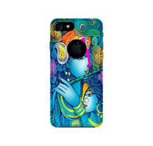 Radha Krishna Mobile Back Case for iPhone 7 logo cut (Design - 288)