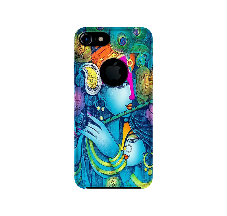 Radha Krishna Case for iPhone 7 logo cut (Design No. 288)