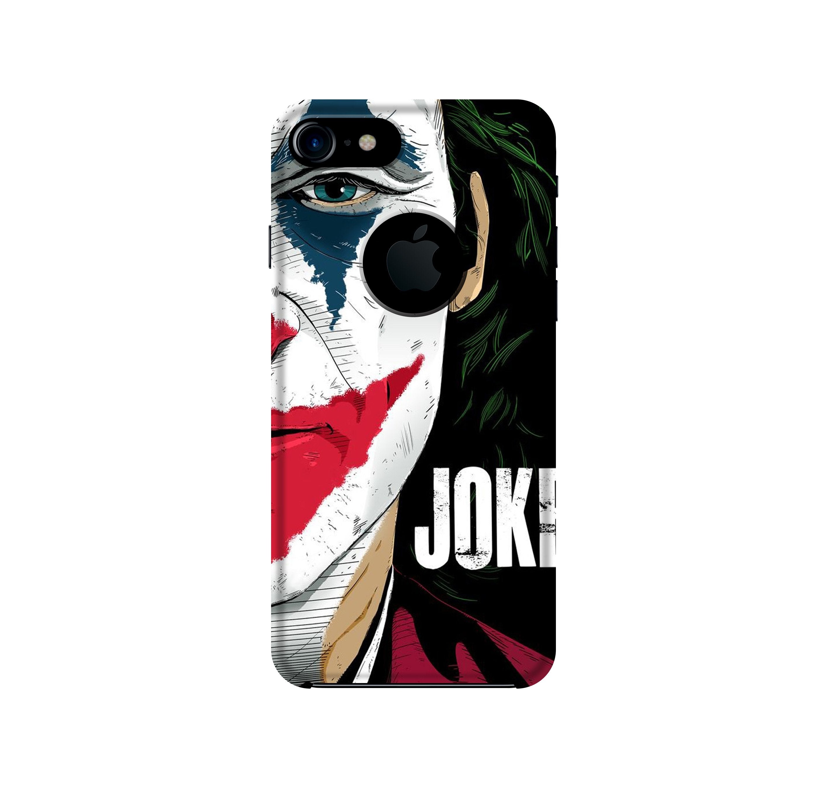 Joker Mobile Back Case for iPhone 7 Logo Cut (Design - 301)