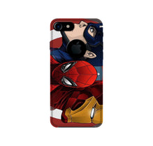 Superhero Mobile Back Case for iPhone 7 Logo Cut (Design - 311)