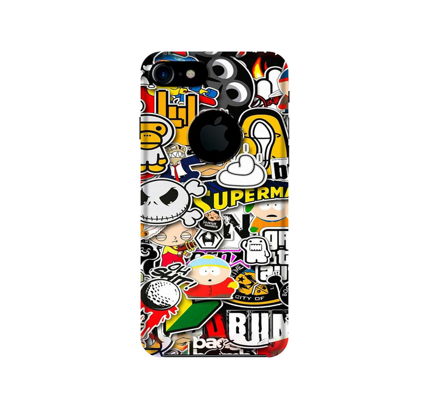 Designer Mobile Back Case for iPhone 7 Logo Cut (Design - 320)