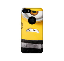 Minion Mobile Back Case for iPhone 7 Logo Cut (Design - 324)