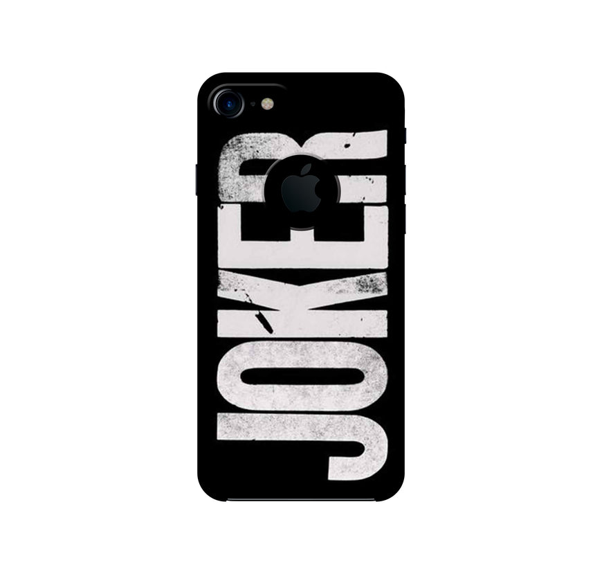 Joker Mobile Back Case for iPhone 7 Logo Cut (Design - 327)
