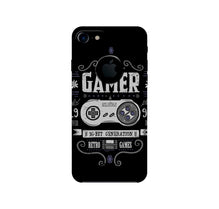 Gamer Mobile Back Case for iPhone 7 Logo Cut (Design - 330)