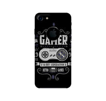 Gamer Mobile Back Case for iPhone 7 Logo Cut (Design - 330)
