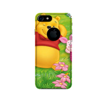 Winnie The Pooh Mobile Back Case for iPhone 7 Logo Cut (Design - 348)