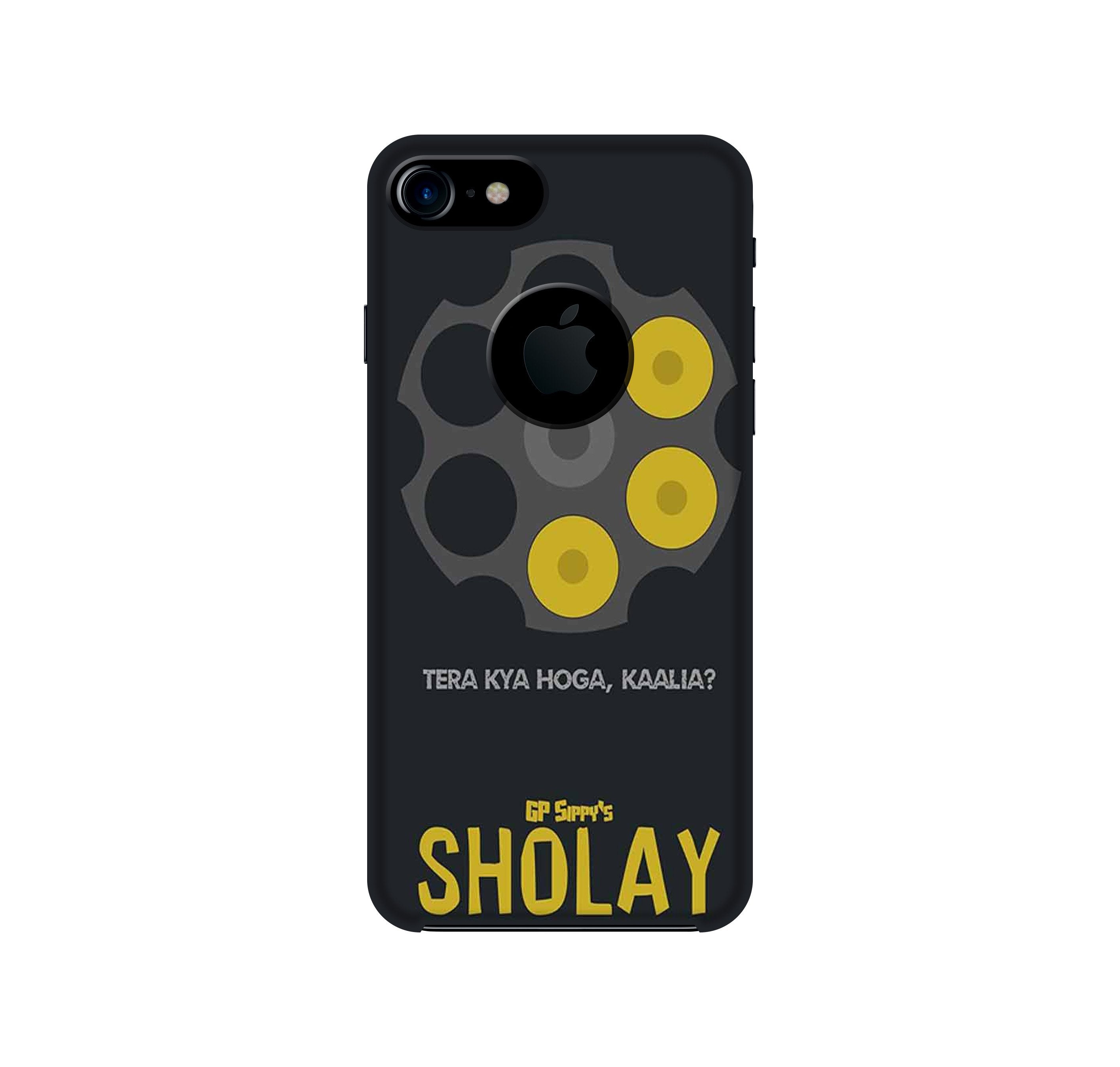 Sholay Mobile Back Case for iPhone 7 Logo Cut (Design - 356)