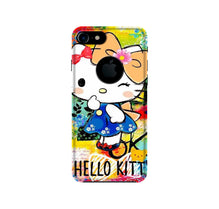 Hello Kitty Mobile Back Case for iPhone 7 Logo Cut (Design - 362)