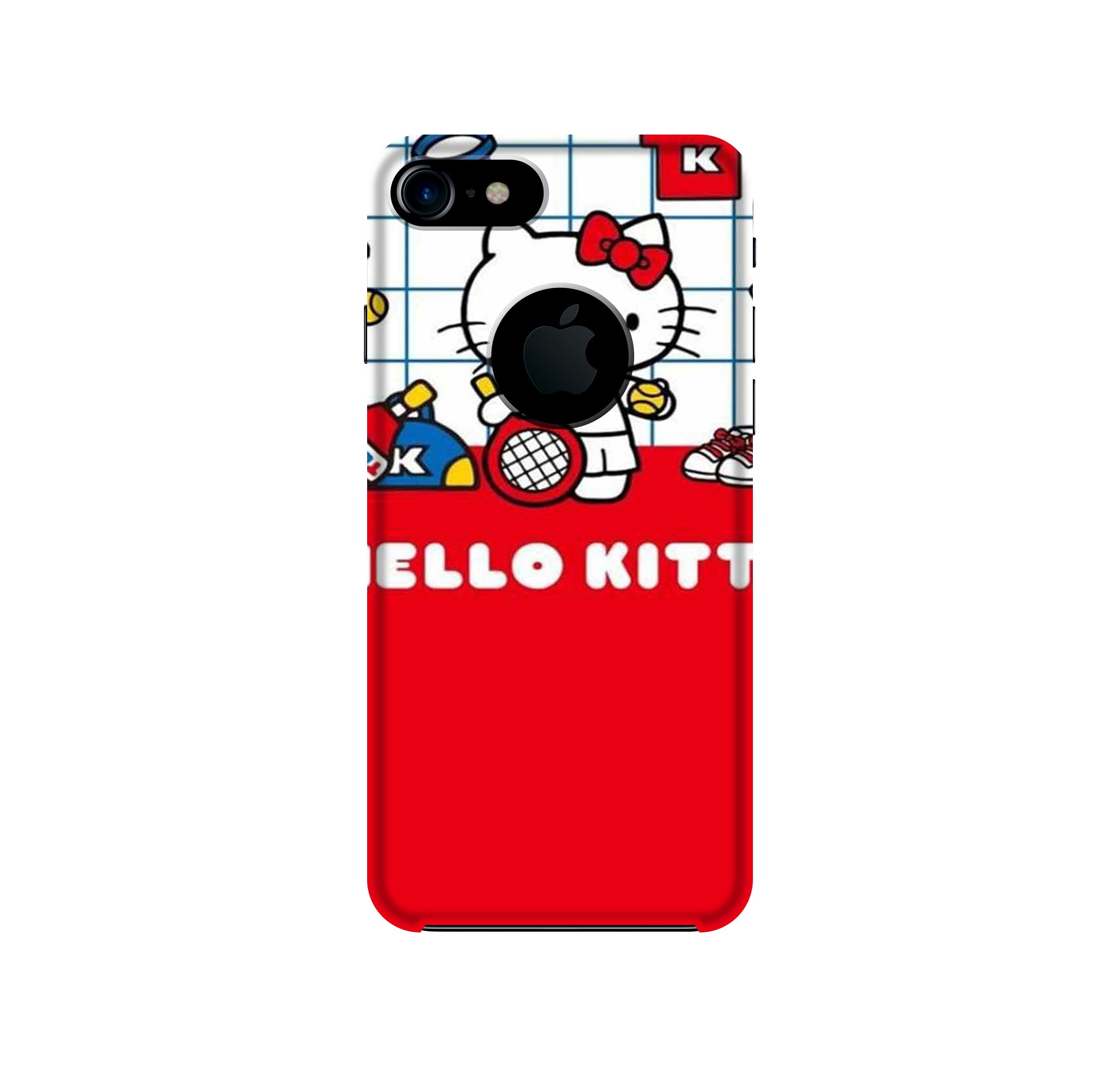 Hello Kitty Mobile Back Case for iPhone 7 Logo Cut (Design - 363)
