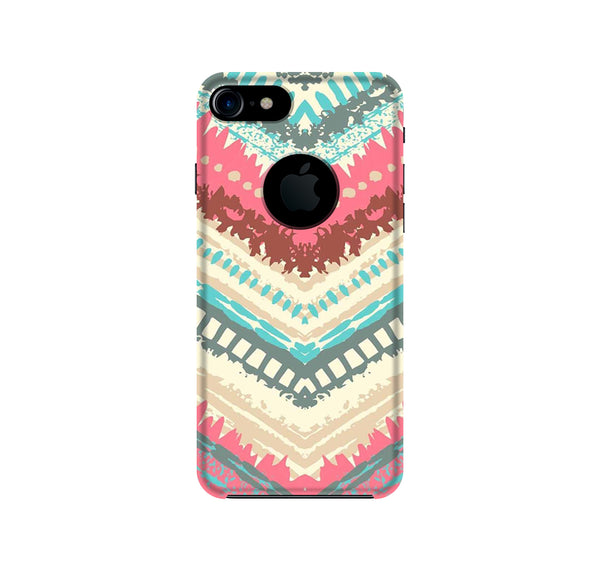 Pattern Mobile Back Case for iPhone 7 Logo Cut (Design - 368)