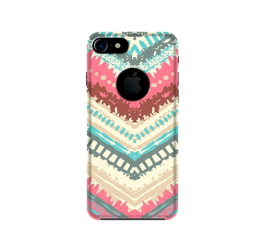 Pattern Mobile Back Case for iPhone 7 Logo Cut (Design - 368)