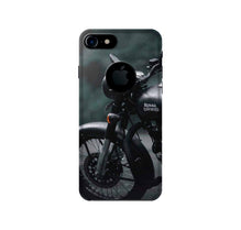 Royal Enfield Mobile Back Case for iPhone 7 Logo Cut (Design - 380)