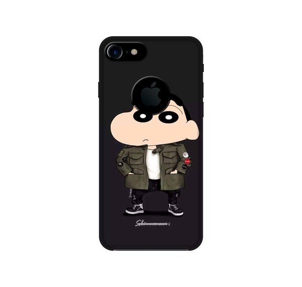 Shin Chan Mobile Back Case for iPhone 7 Logo Cut (Design - 391)