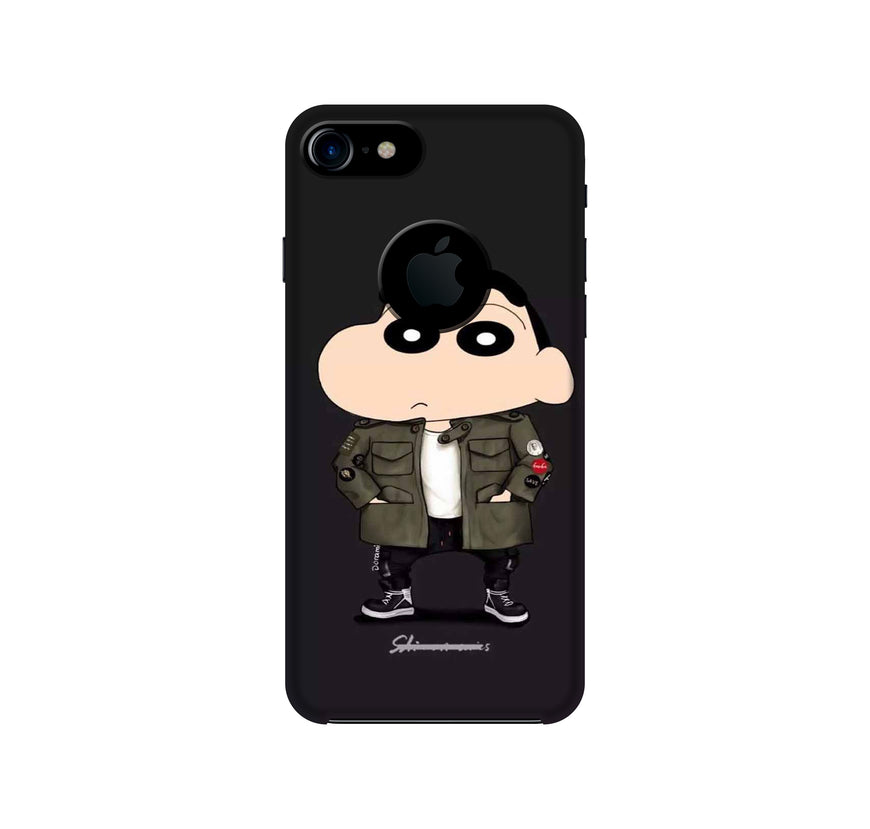 Shin Chan Mobile Back Case for iPhone 7 Logo Cut (Design - 391)