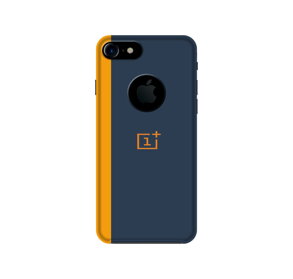 Oneplus Logo Mobile Back Case for iPhone 7 Logo Cut (Design - 395)