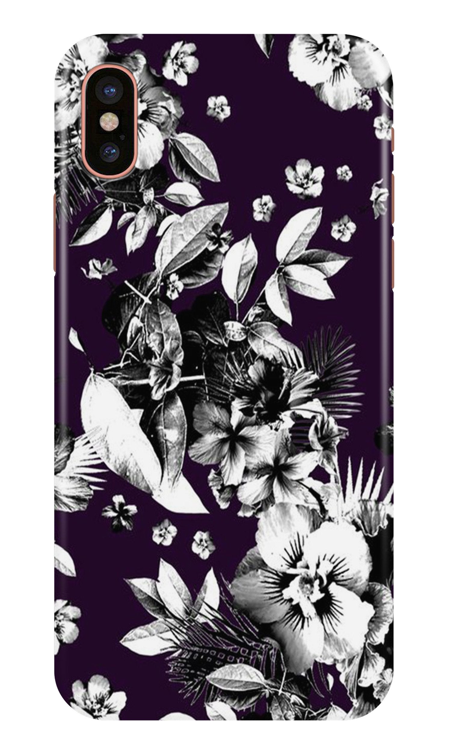 white flowers Case for iPhone X