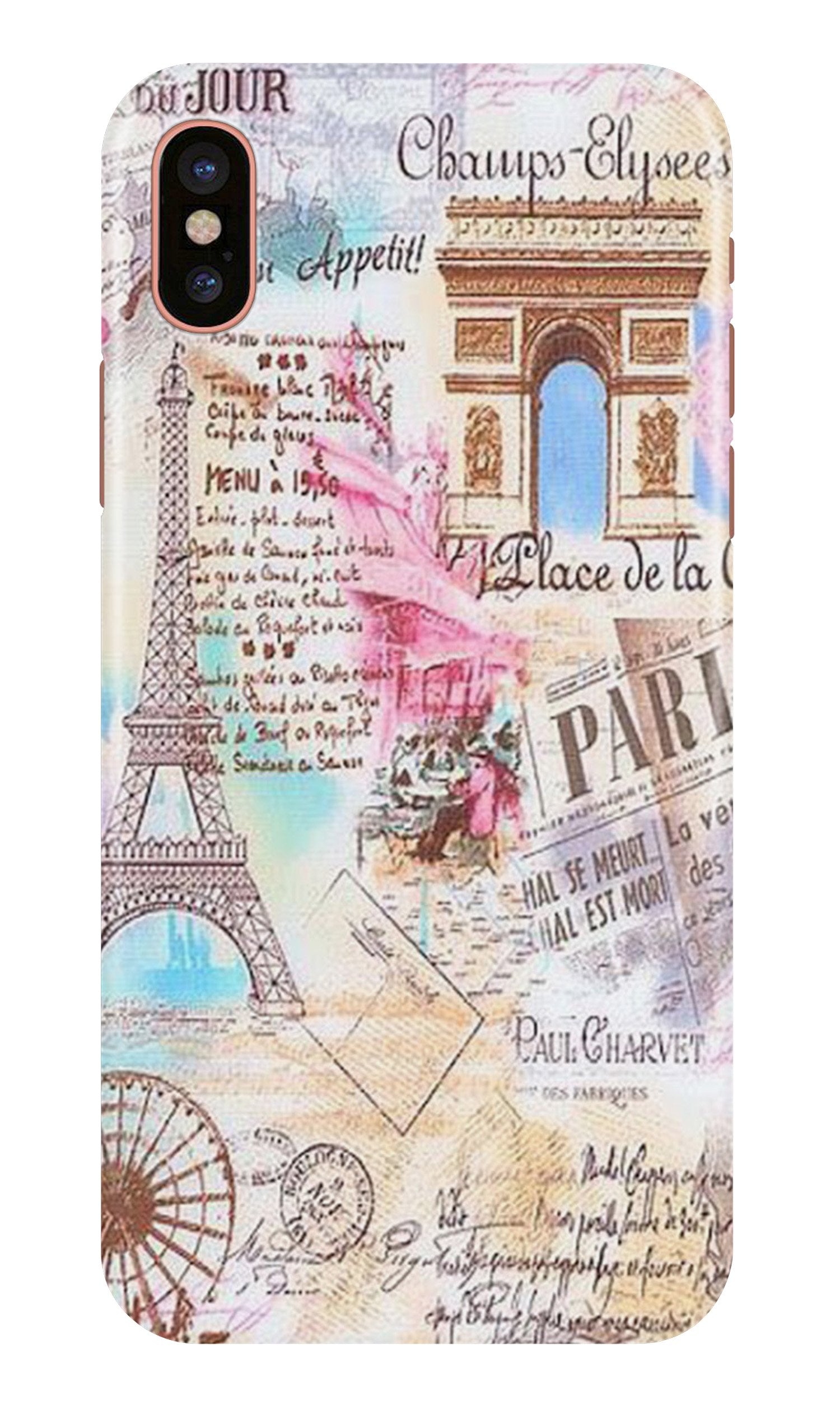 Paris Eiftel Tower Case for iPhone X