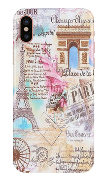 Paris Eiftel Tower Mobile Back Case for iPhone X (Design - 54)