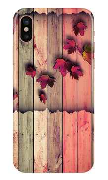 Wooden look2 Mobile Back Case for iPhone X (Design - 56)