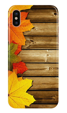 Wooden look3 Mobile Back Case for iPhone X (Design - 61)