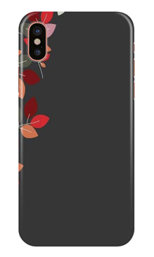 Grey Background Mobile Back Case for iPhone X (Design - 71)