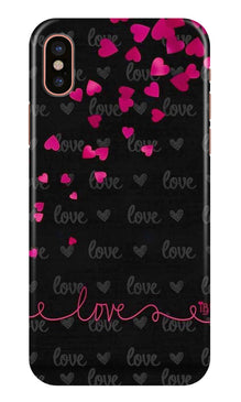 Love in Air Mobile Back Case for iPhone X (Design - 89)