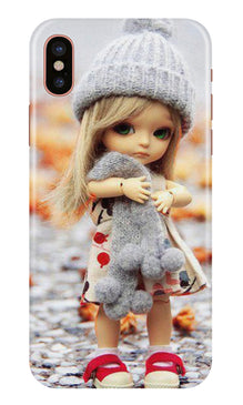 Cute Doll Mobile Back Case for iPhone X (Design - 93)