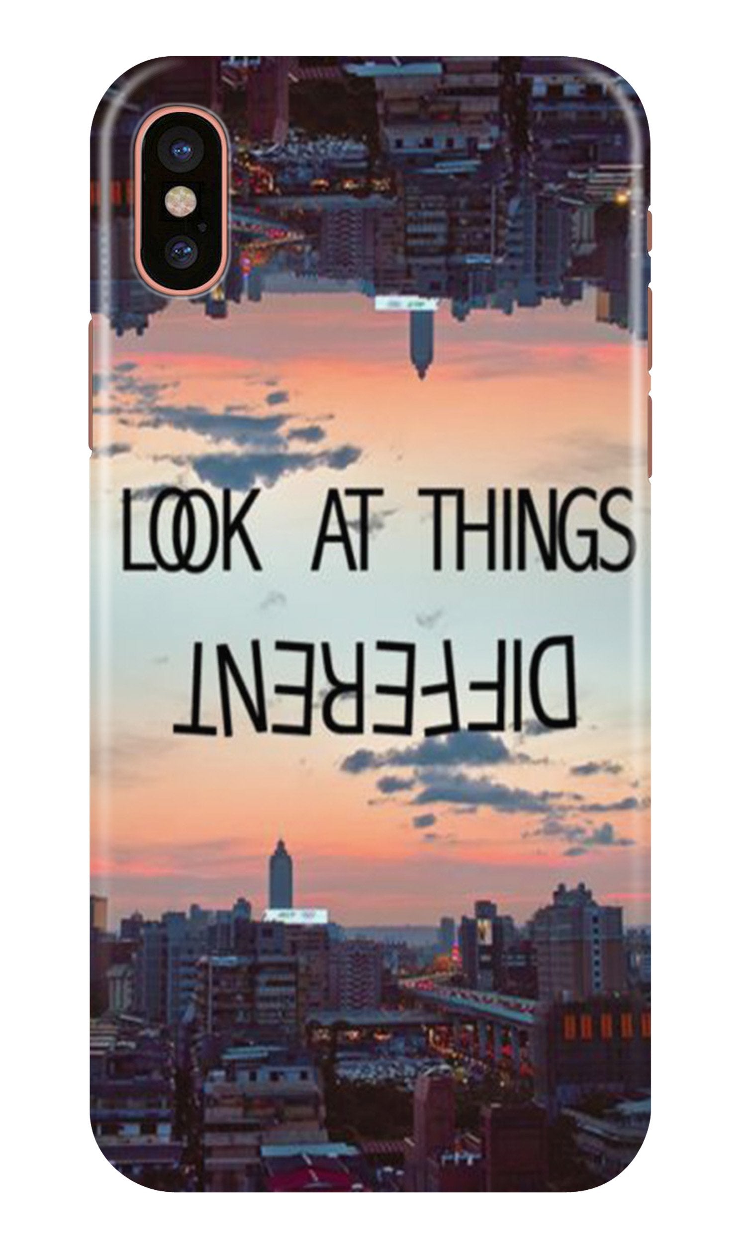 Look at things different Case for iPhone X