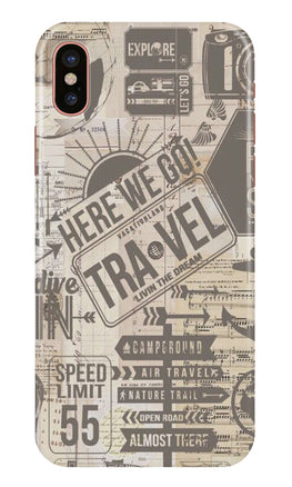 Travel Case for iPhone X  (Design - 104)