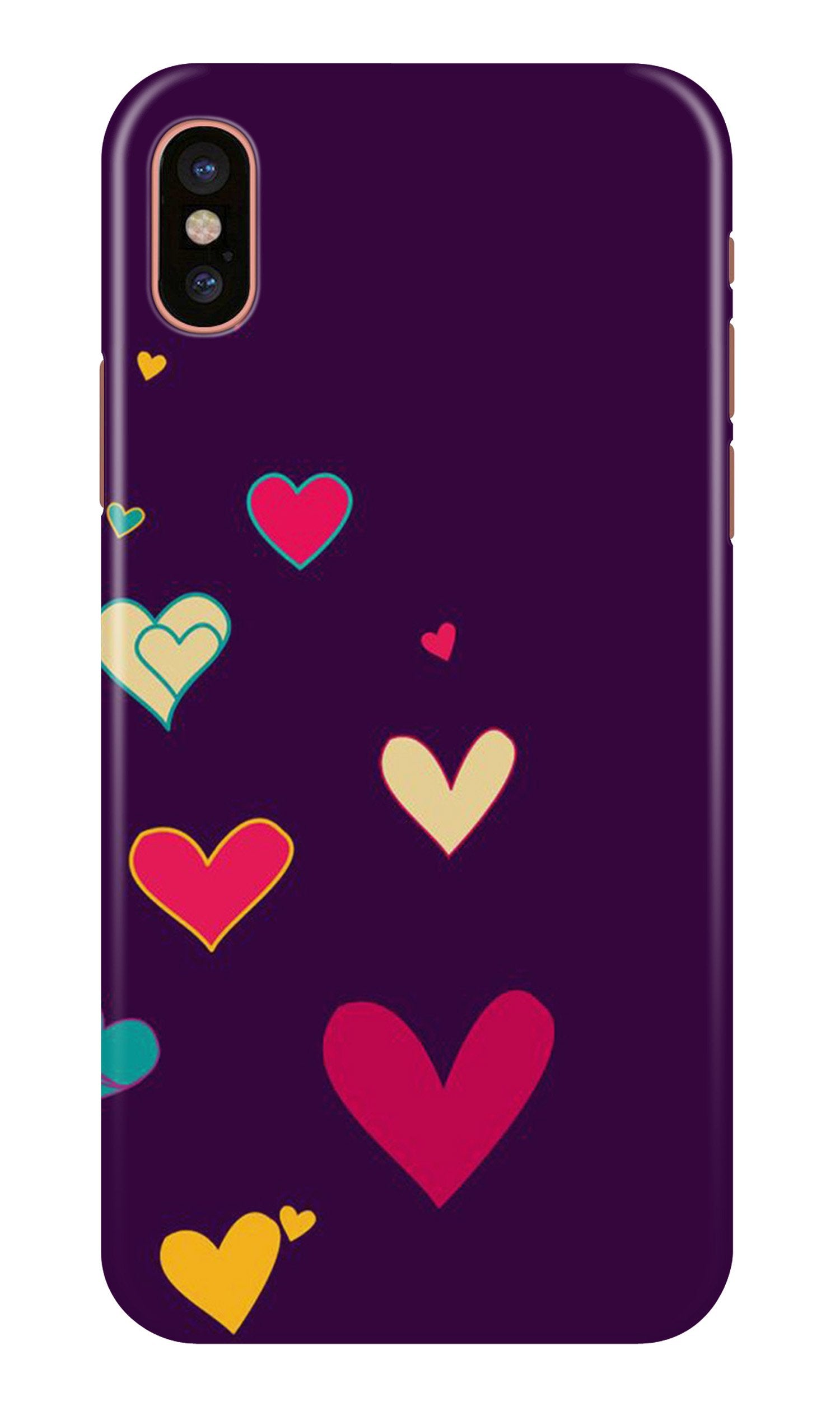 Purple Background Case for iPhone X(Design - 107)