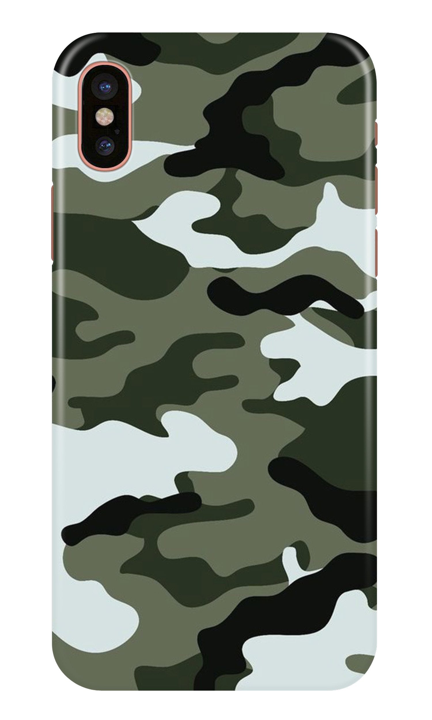Army Camouflage Case for iPhone X  (Design - 108)