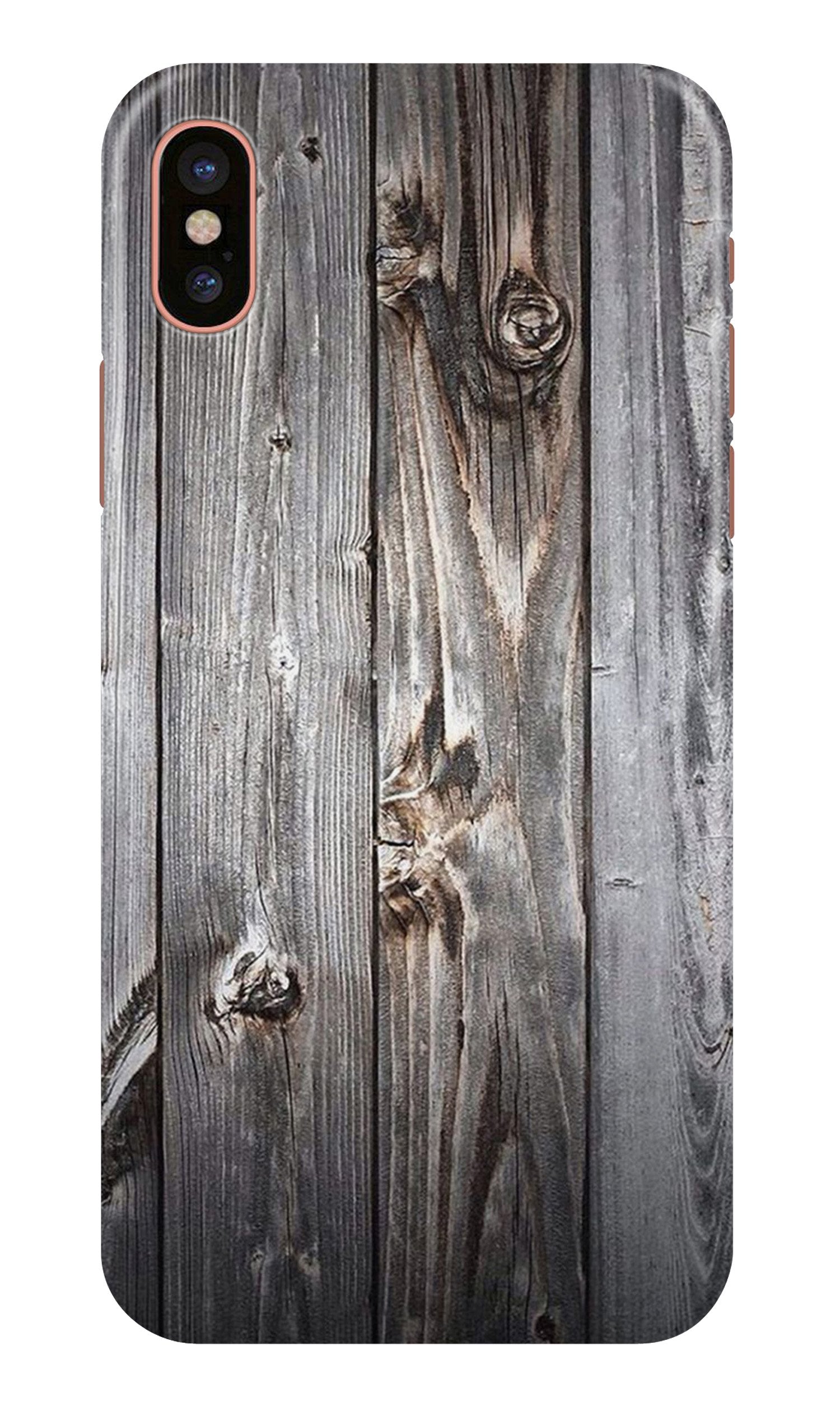 Wooden Look Case for iPhone X  (Design - 114)