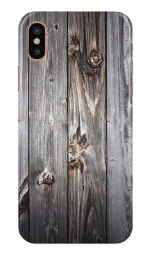 Wooden Look Mobile Back Case for iPhone X  (Design - 114)