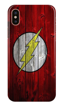 Flash Superhero Mobile Back Case for iPhone X  (Design - 116)