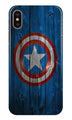 Captain America Superhero Case for iPhone X  (Design - 118)