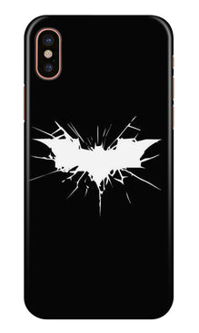 Batman Superhero Mobile Back Case for iPhone X  (Design - 119)
